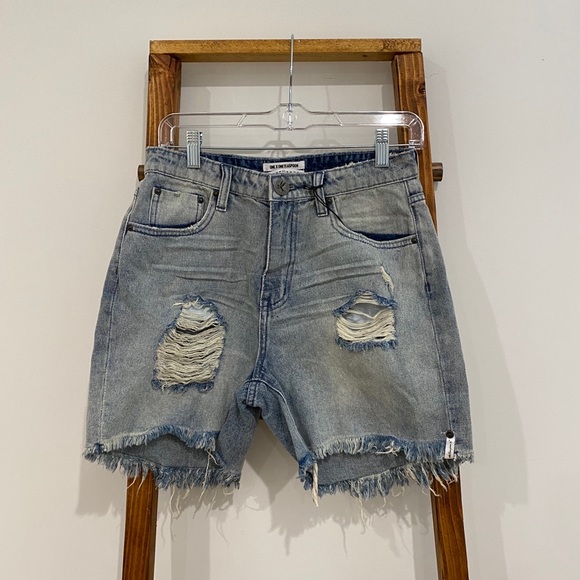 One Teaspoon Clean Legend High Waist Mom Short - Picture 2 of 4